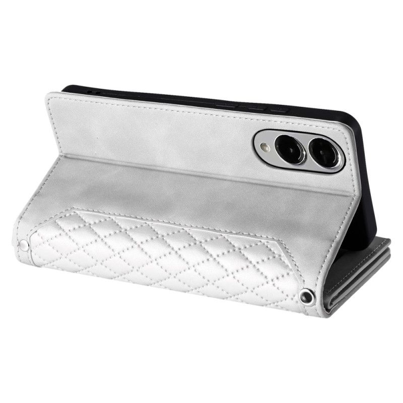 Housse Samsung Galaxy S25 Edge Portefeuille Matelassé