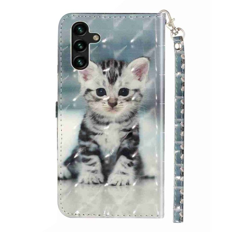 Housse Samsung Galaxy S25 FE Chaton à Lanière