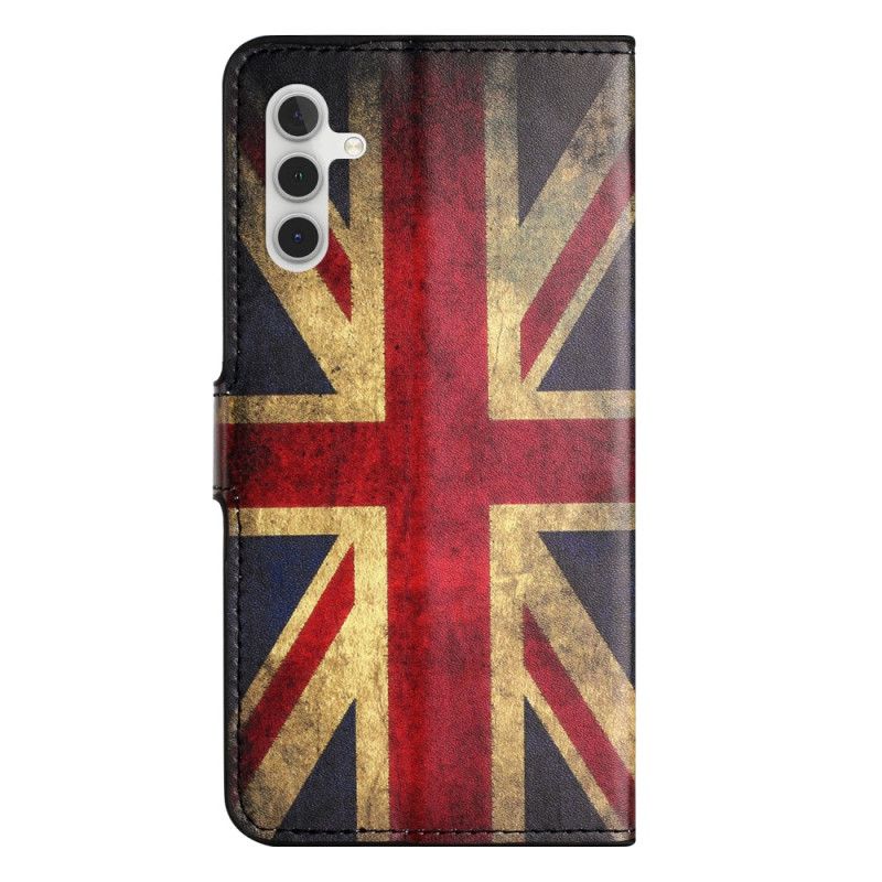 Housse Samsung Galaxy S25 FE Drapeau Anglais Vintage