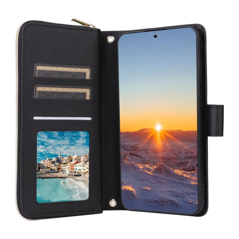 Housse Samsung Galaxy S25 FE Matelassée avec Lanière et Bandoulière