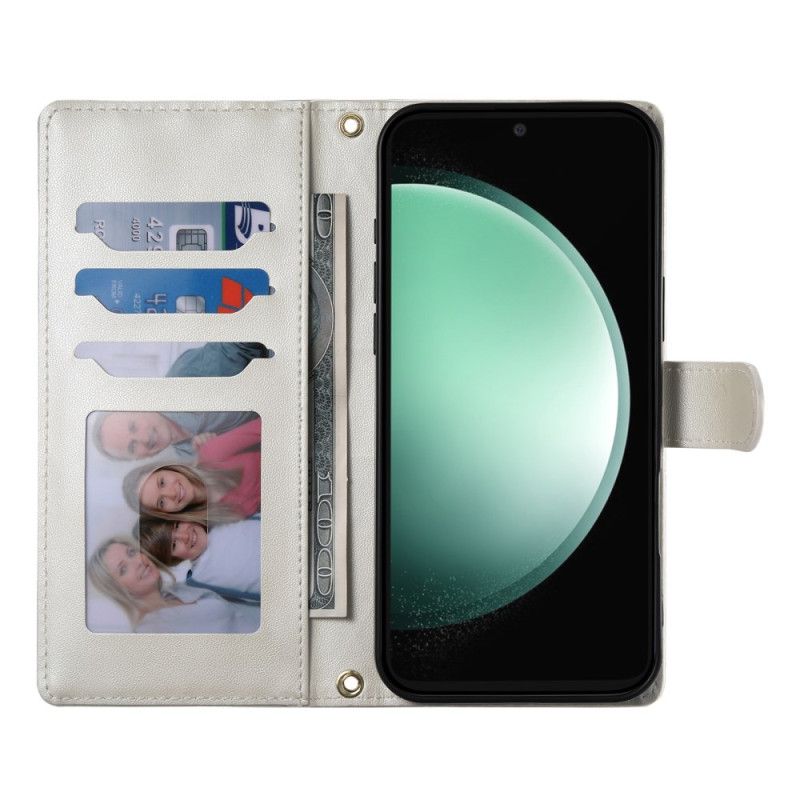 Housse Samsung Galaxy S25 FE Matelassée avec Sangles