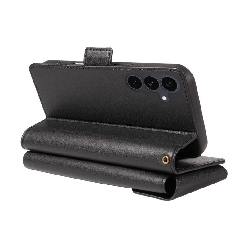 Housse Samsung Galaxy S25 FE Porte-Cartes et Dragonne