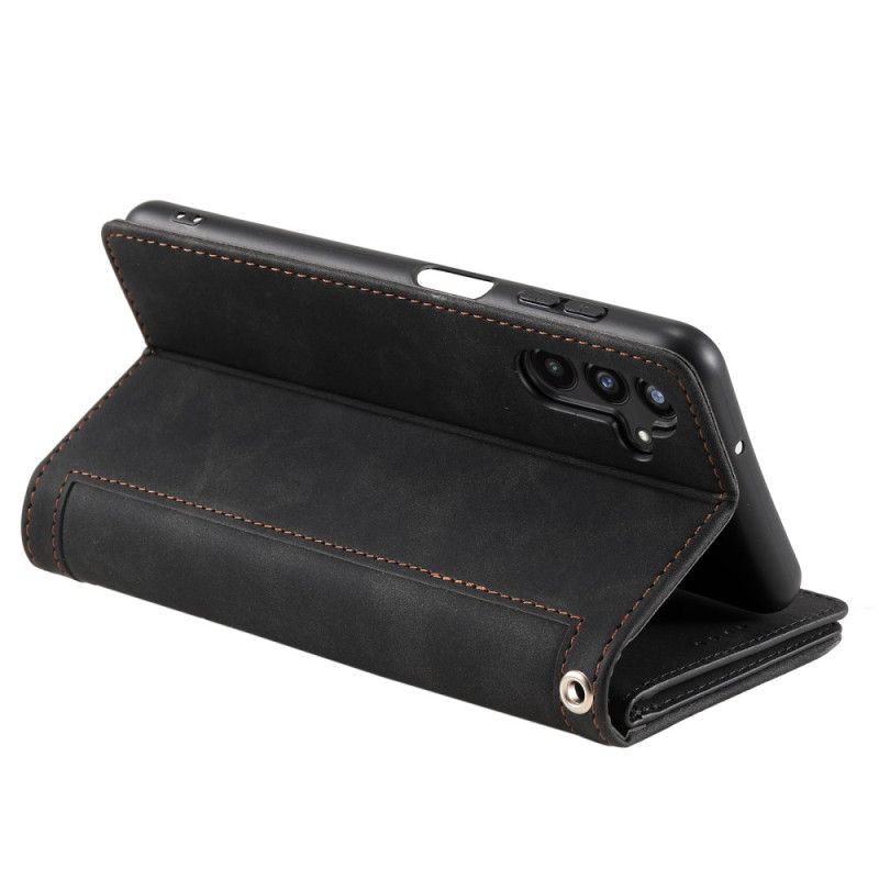 Housse Samsung Galaxy S25 FE Porte-cartes et Fermeture Éclair