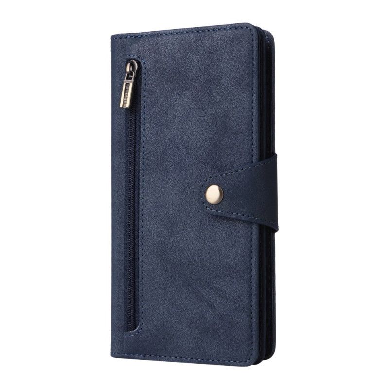 Housse Samsung Galaxy S25 FE Portefeuille avec Fermeture Éclair