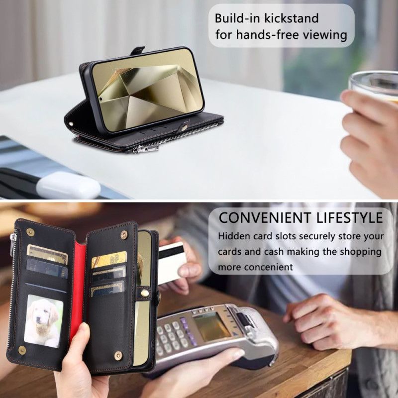 Housse Samsung Galaxy S25 FE Portefeuille Premium