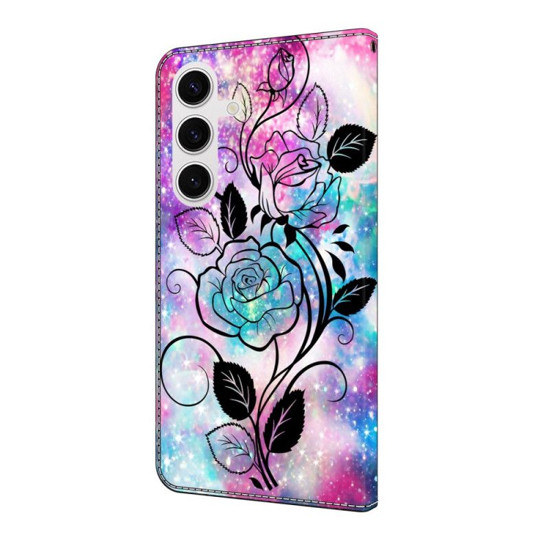 Housse Samsung Galaxy S25 FE Rose Dessiné