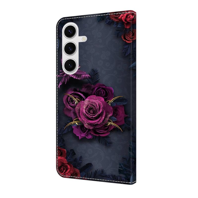Housse Samsung Galaxy S25 FE Roses Sombres
