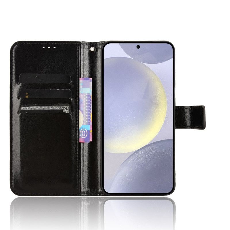 Housse Samsung Galaxy S25 FE Simili Cuir Flashy