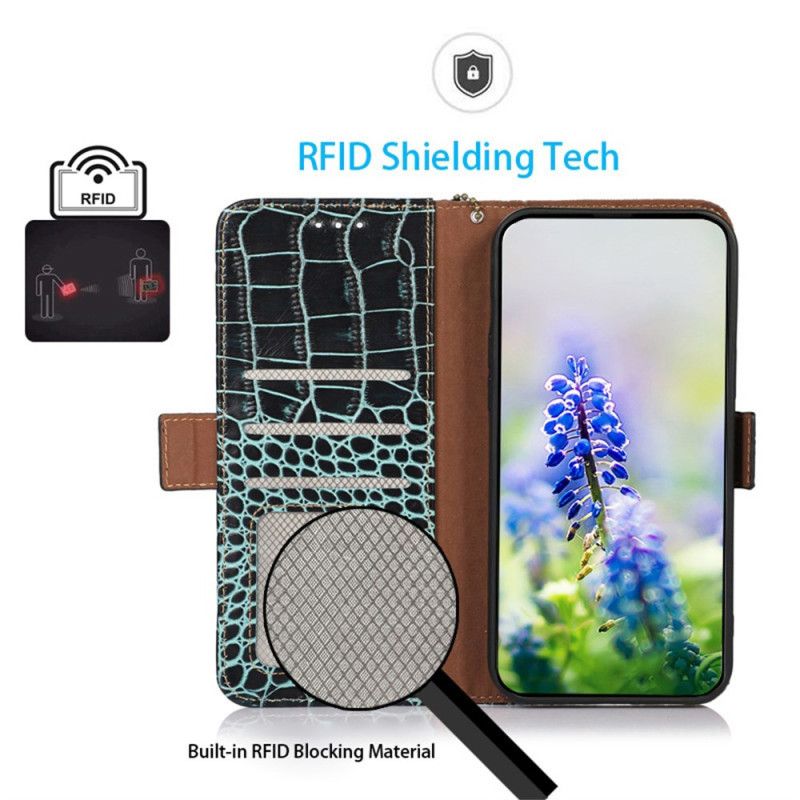 Housse Samsung Galaxy S25 FE Style Crocodile