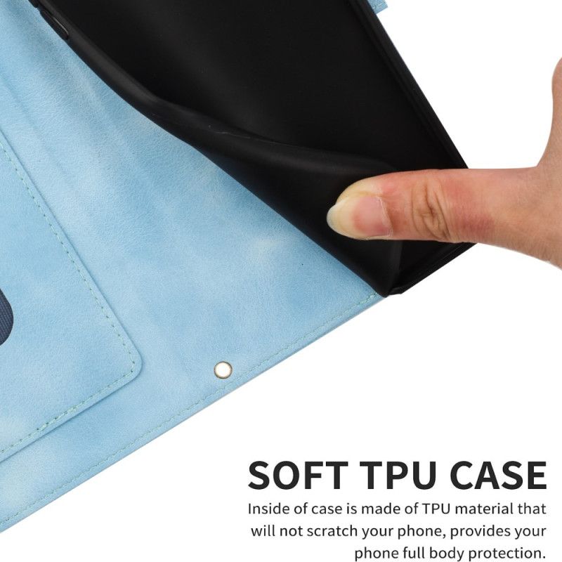 Housse Samsung Galaxy S25 Plus 5G Design Floral avec Lanière