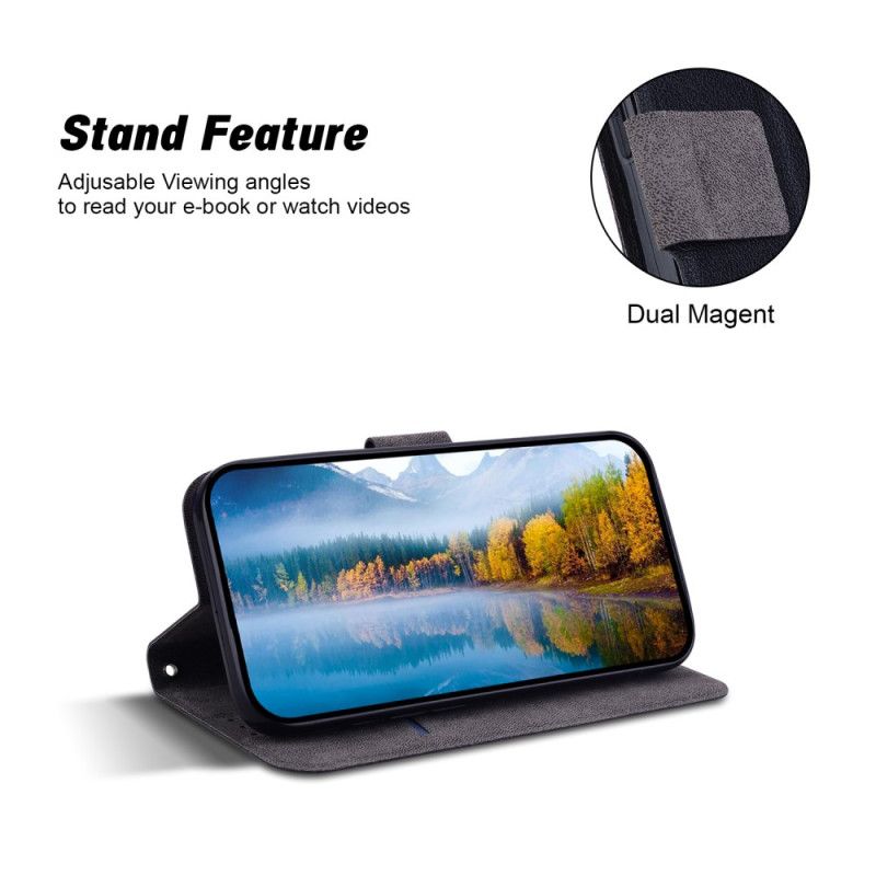 Housse Samsung Galaxy S25 Plus 5G Effet Cuir Uni à Lanière