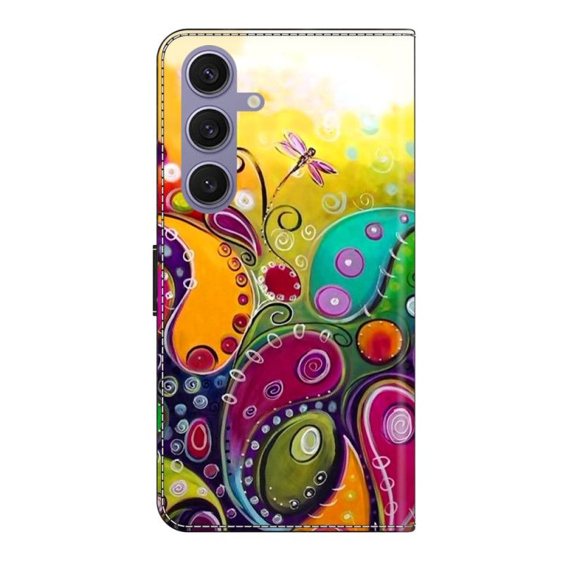 Housse Samsung Galaxy S25 Plus 5G Motif Floral Coloré