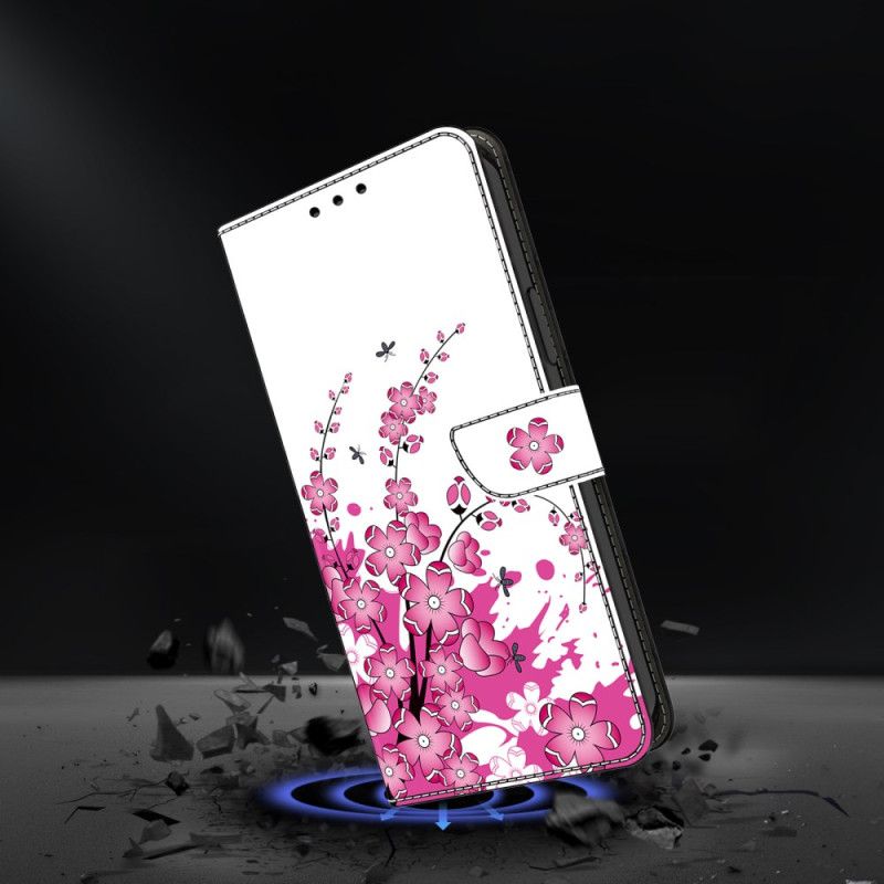 Housse Samsung Galaxy S25 Plus 5G Motif Floral Rose