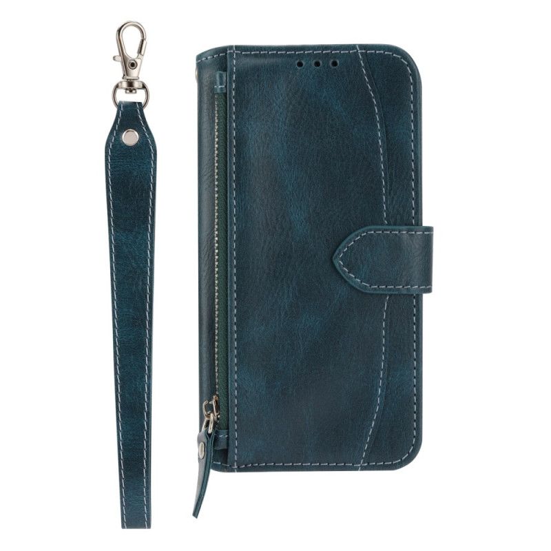 Housse Samsung Galaxy S25 Plus 5G Poche Zippée et Bandoulière