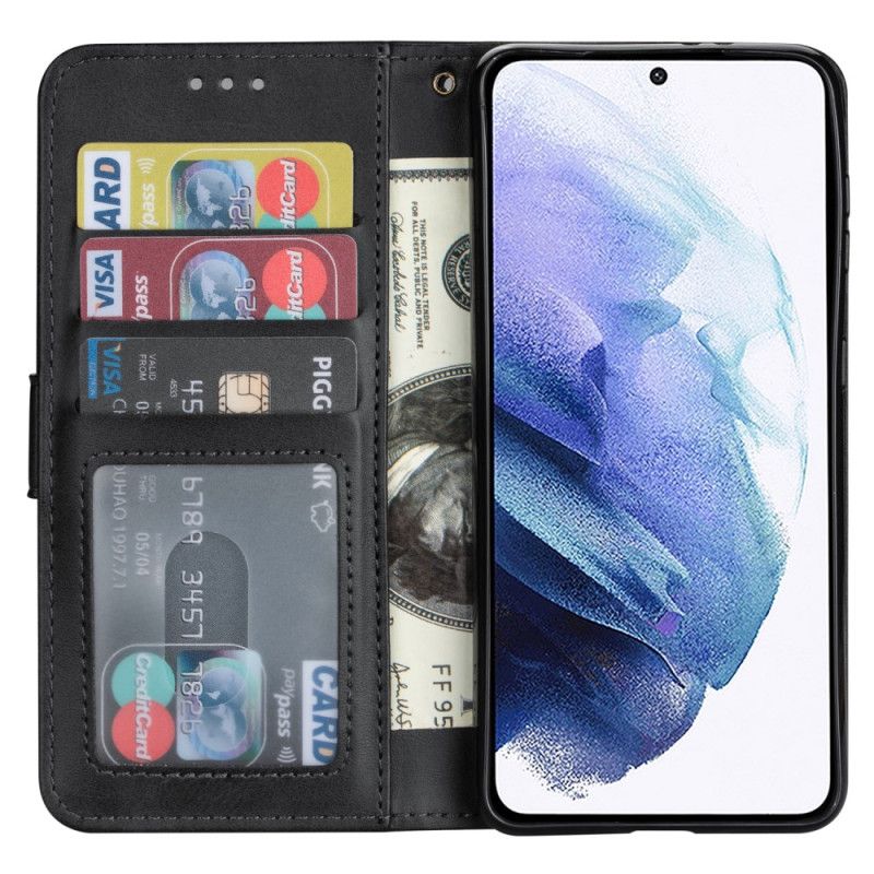 Housse Samsung Galaxy S25 Plus 5G Porte-Monnaie et Lanière