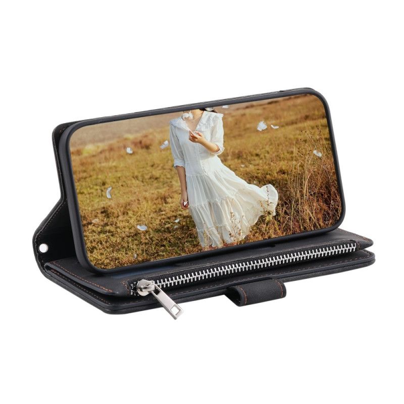 Housse Samsung Galaxy S25 Plus 5G Portefeuille Matelassé