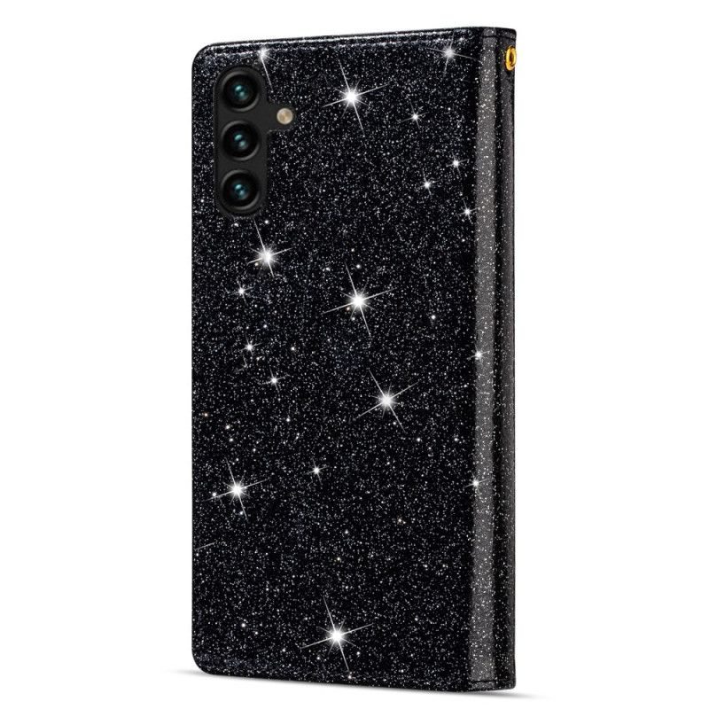 Housse Samsung Galaxy S25 Plus 5G Portefeuille Paillettes