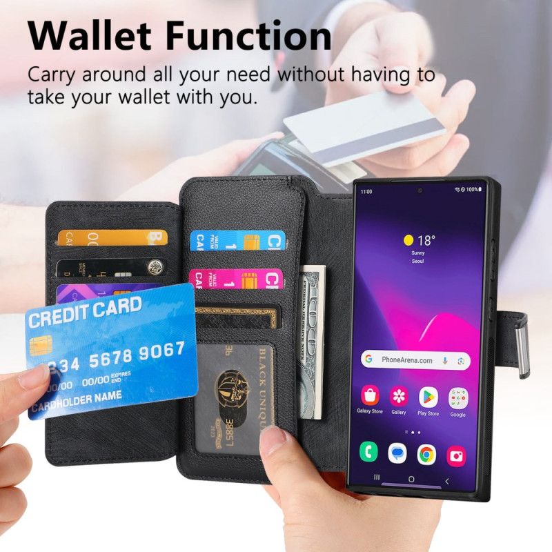 Housse Samsung Galaxy S25 Ultra 5G Coque Magnétique Détachable