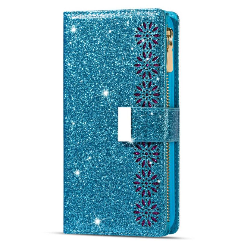 Housse Samsung Galaxy S25 Ultra 5G Paillettes Fermoir Argenté