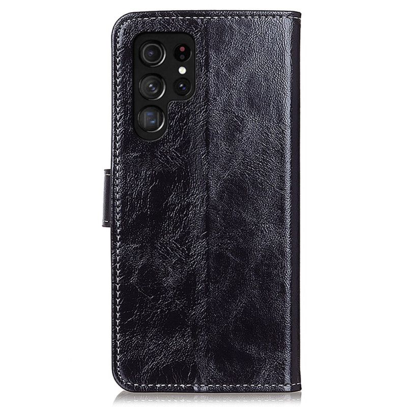 Housse Samsung Galaxy S25 Ultra 5G Simili Cuir Brillant