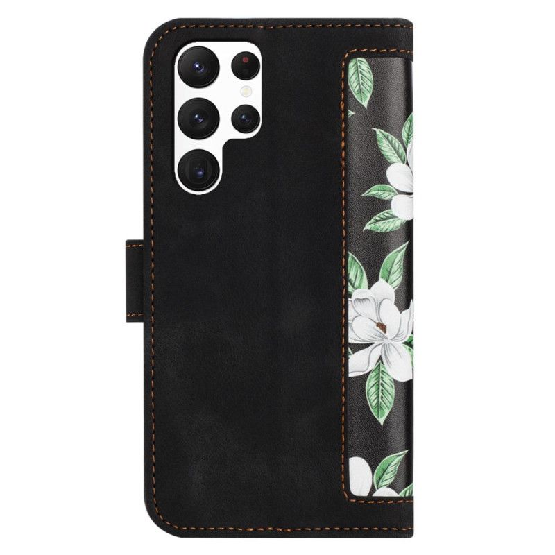 Housse Samsung Galaxy S25 Ultra Portefeuille Floral