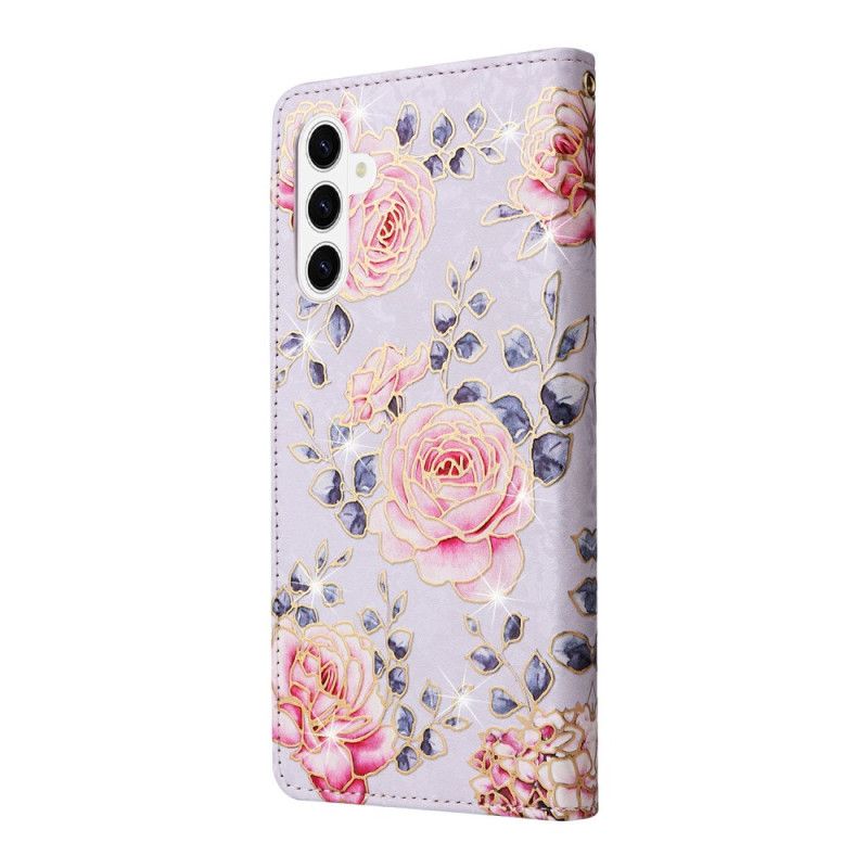 Housse Samsung Galaxy S26 Blocage RFID Motif Floral