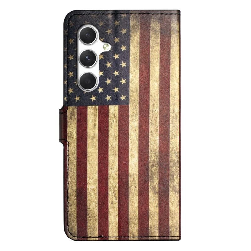 Housse Samsung Galaxy S26 Drapeau Américain Vintage