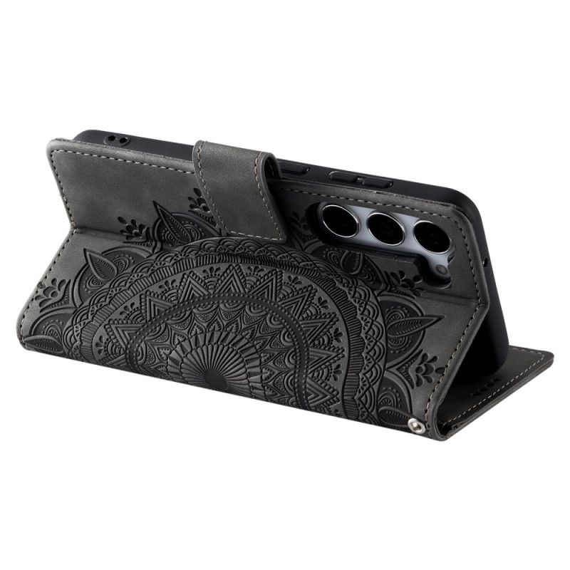 Housse Samsung Galaxy S26 Effet Daim Mandala