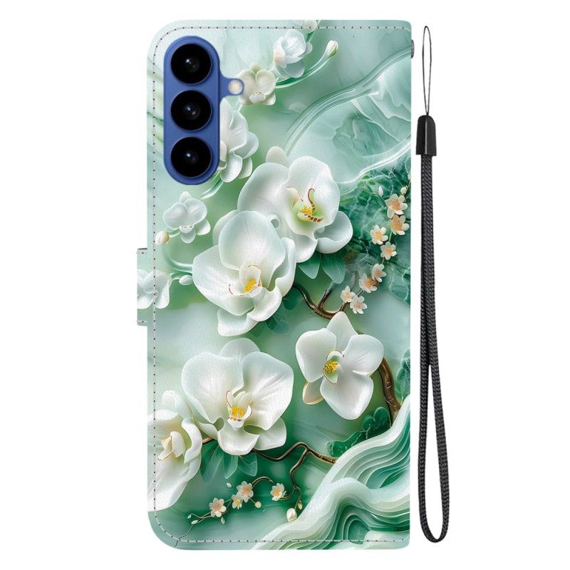 Housse Samsung Galaxy S26 Fleurs de Jade