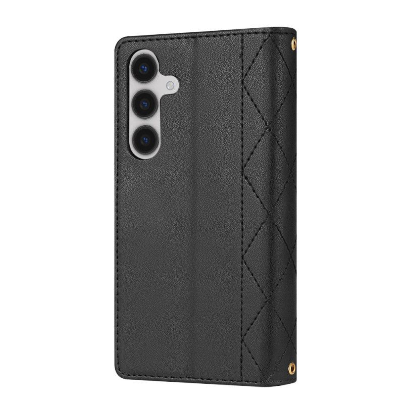 Housse Samsung Galaxy S26 Matelassée avec Bandoulière Ajustable