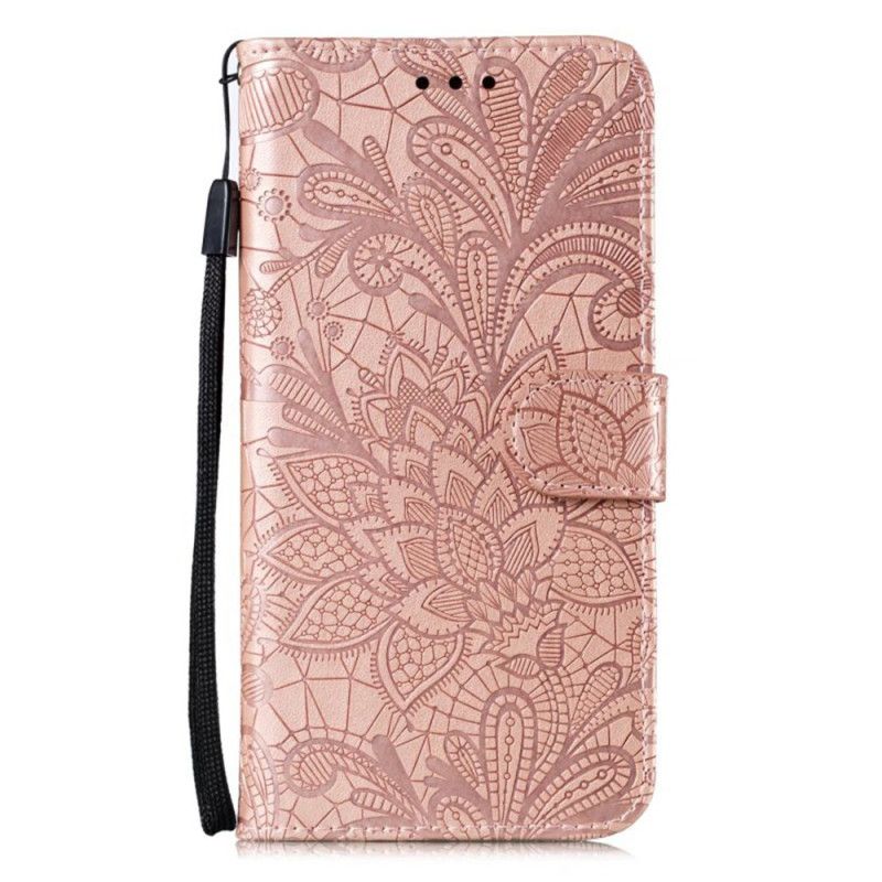 Housse Samsung Galaxy S26 Motif Floral en Dentelle