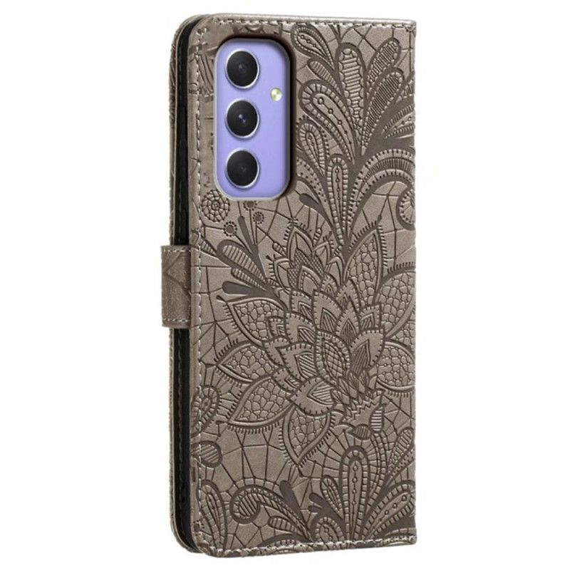 Housse Samsung Galaxy S26 Motif Floral en Dentelle