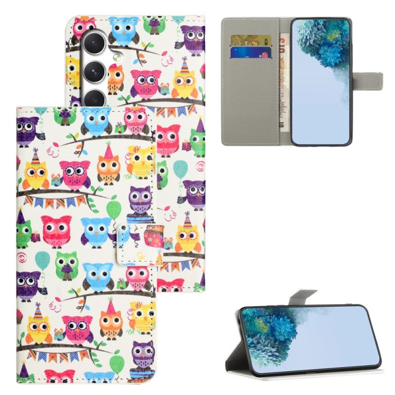 Housse Samsung Galaxy S26 Motif Hiboux