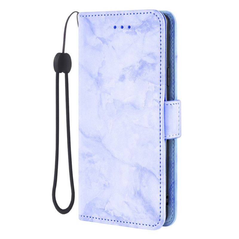 Housse Samsung Galaxy S26 Motif Marbre et Double Fermoir