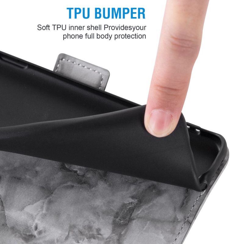 Housse Samsung Galaxy S26 Motif Marbre et Double Fermoir