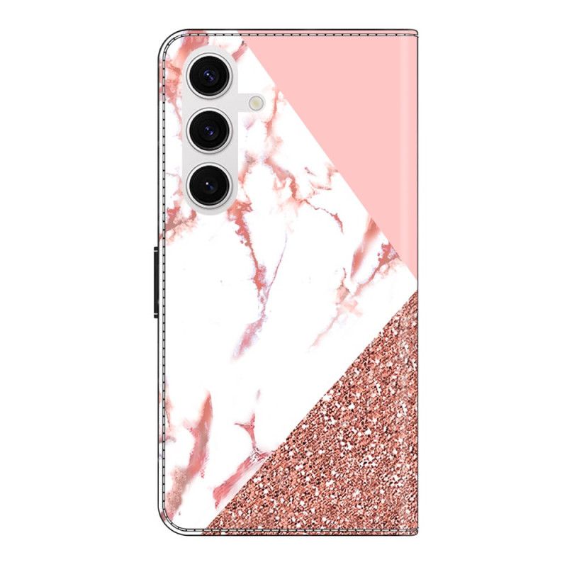 Housse Samsung Galaxy S26 Plus 5G Motif Marbre Triangulaire