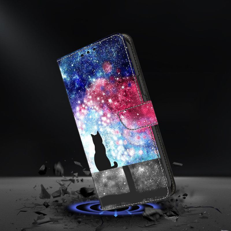 Housse Samsung Galaxy S26 Plus Chat au Ciel Étoilé