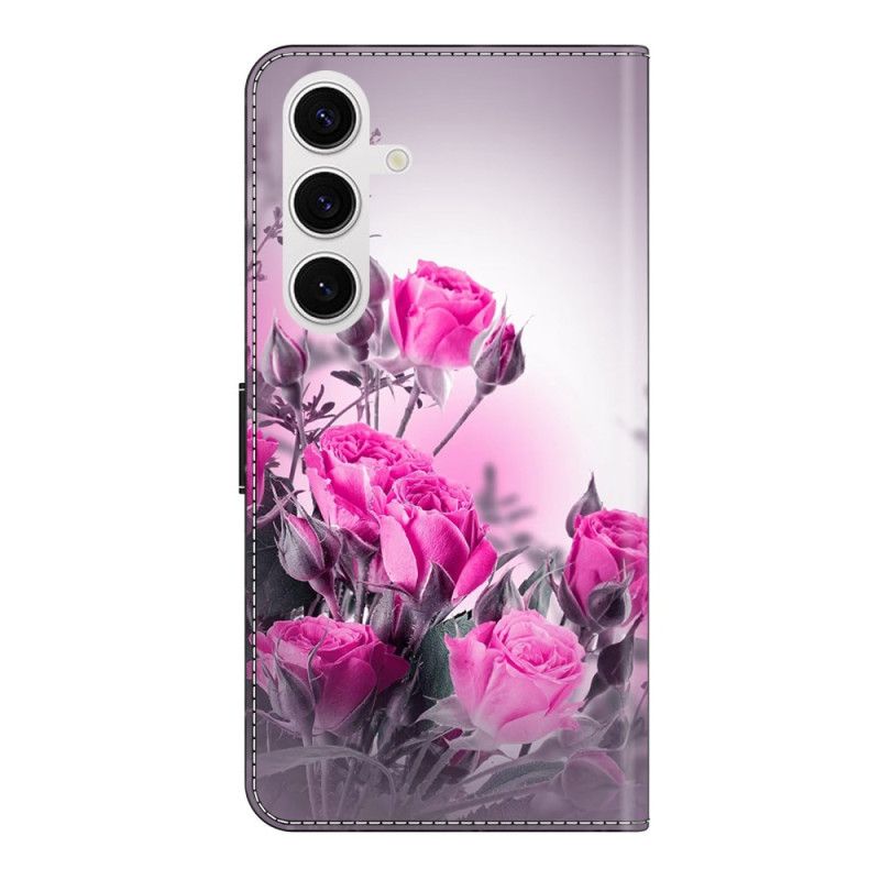 Housse Samsung Galaxy S26 Plus Fleurs Violettes