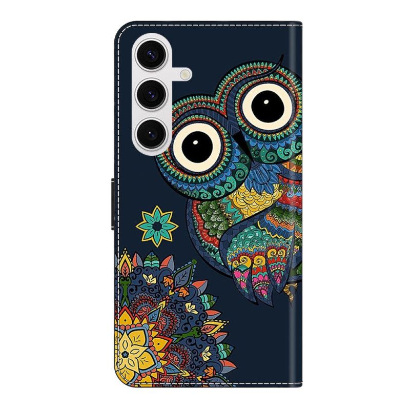 Housse Samsung Galaxy S26 Plus Motif Hibou Mandala