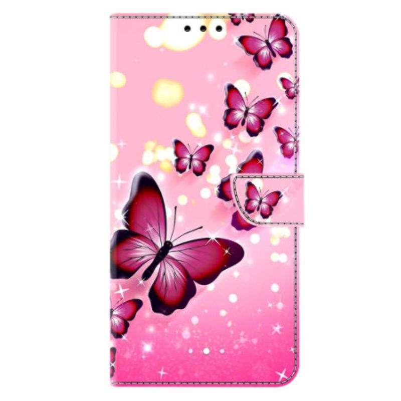 Housse Samsung Galaxy S26 Plus Papillons Roses