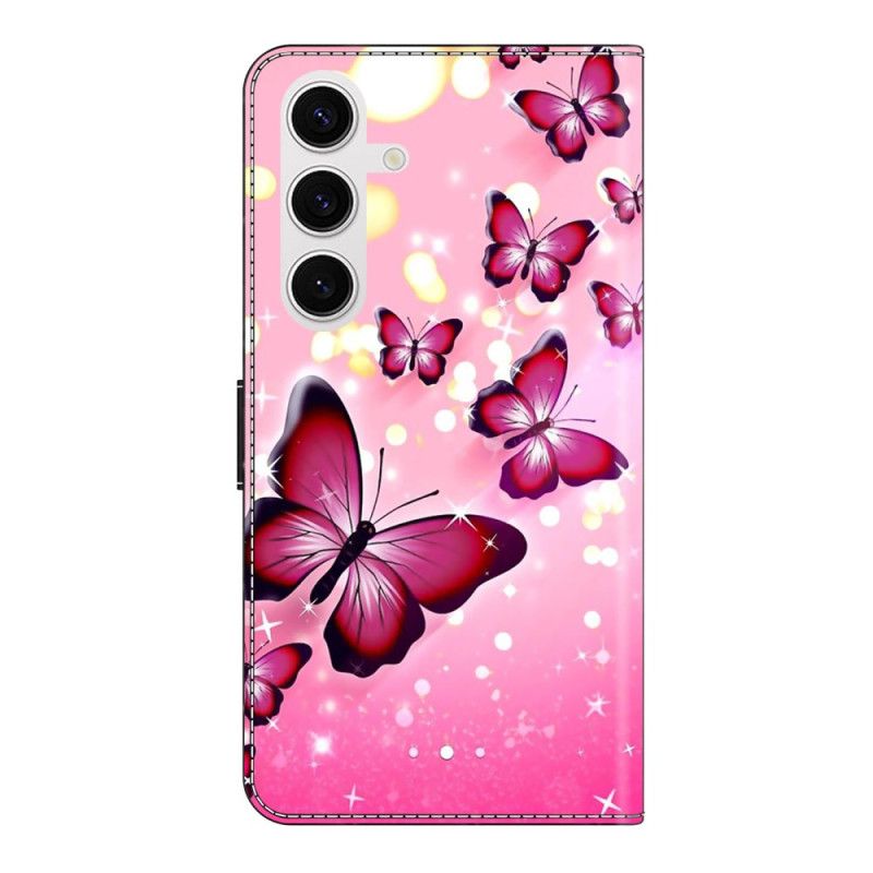 Housse Samsung Galaxy S26 Plus Papillons Roses