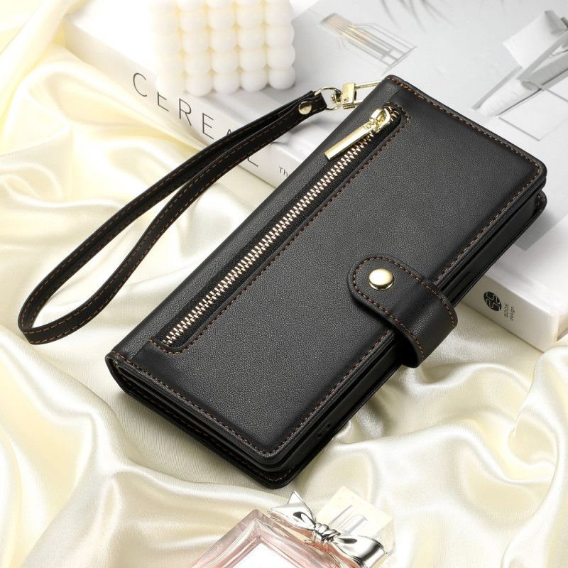 Housse Samsung Galaxy S26 Poche Zippée et Bandoulières