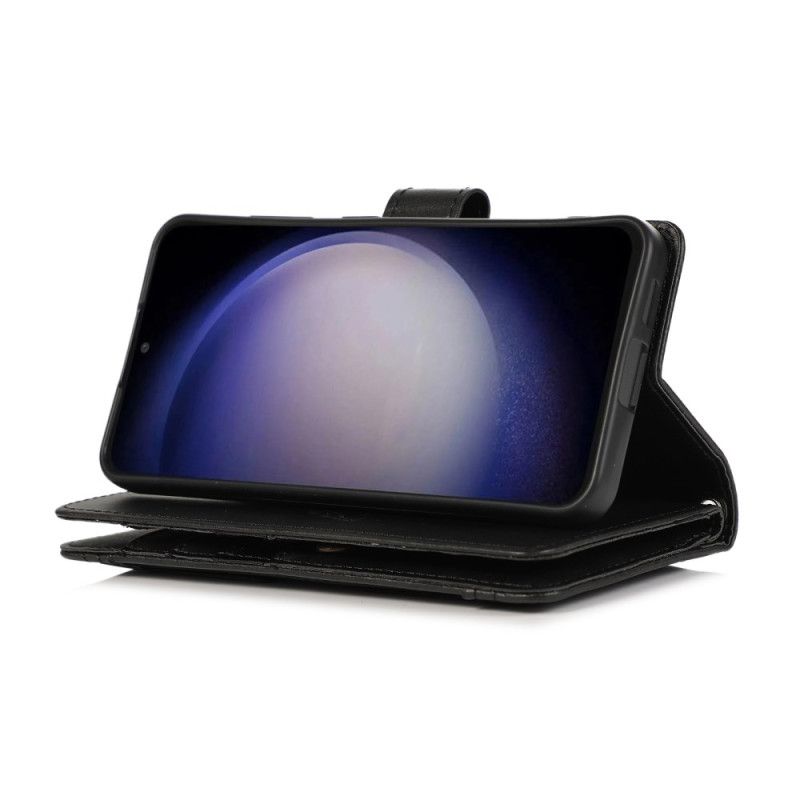 Housse Samsung Galaxy S26 Portefeuille Magnétique et Lanière