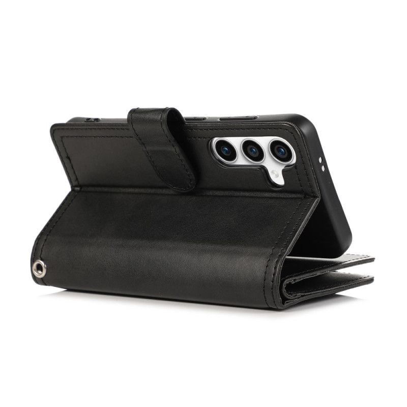 Housse Samsung Galaxy S26 Portefeuille Magnétique et Lanière