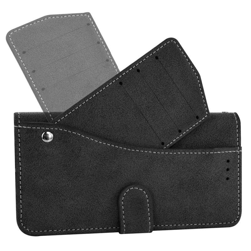 Housse Samsung Galaxy S26 Portefeuille Rétro avec Porte-Cartes Rotatif