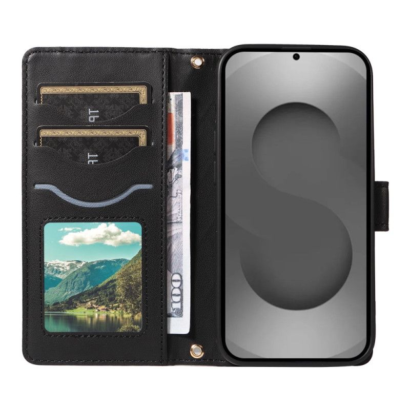 Housse Samsung Galaxy S26 Ultra Matelassée avec Lanière et Bandoulière