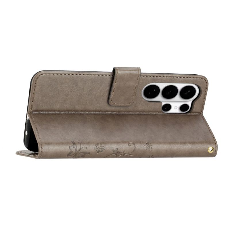 Housse Samsung Galaxy S26 Ultra Papillon et Fleurs