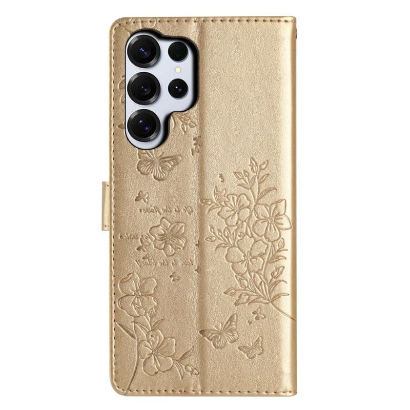 Housse Samsung Galaxy S26 Ultra Papillons Floraux