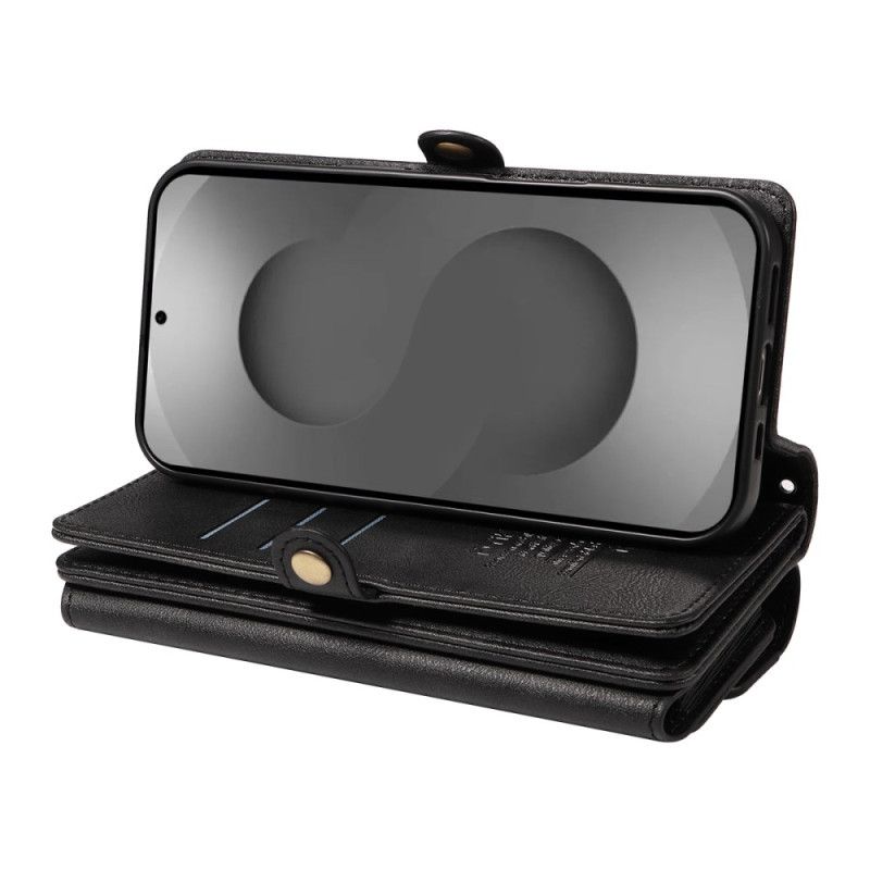 Housse Samsung Galaxy S26 Ultra Portefeuille Vintage avec Bandoulière