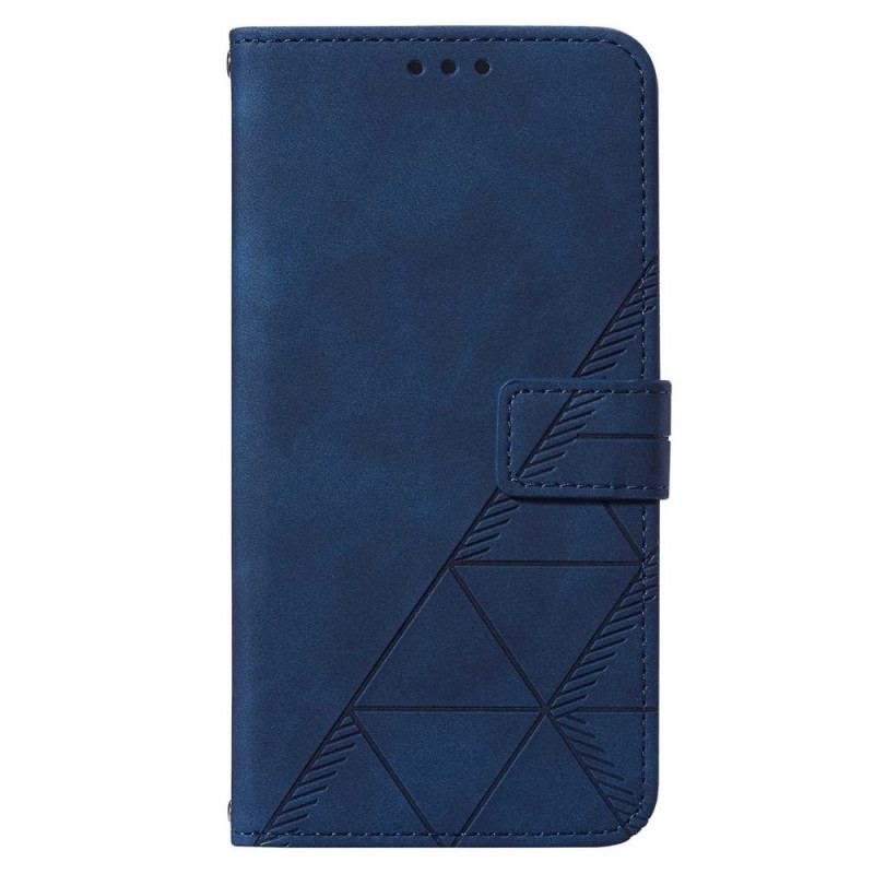 Housse Samsung Galaxy S53 5G Triangles à Lanière